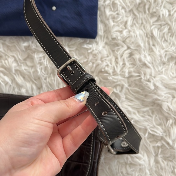 Vintage Dooney & Bourke Crocodile Leather Crossbody - Picture 12 of 15